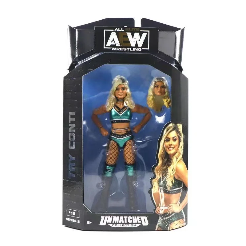 Tay Conti Wwe/Aew /Wwf/Wcw Rare Collection Pvc All Elite Wrestling Matched Collection Series Action Figures 6'