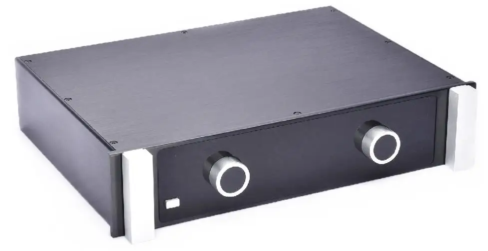 Brzhifi Mcintosh Telaio Amplificatore Interamente In Alluminio/Custodia Preamplificatore/Custodia Amp/Scatola Fai Da Te (430*90*320Mm)