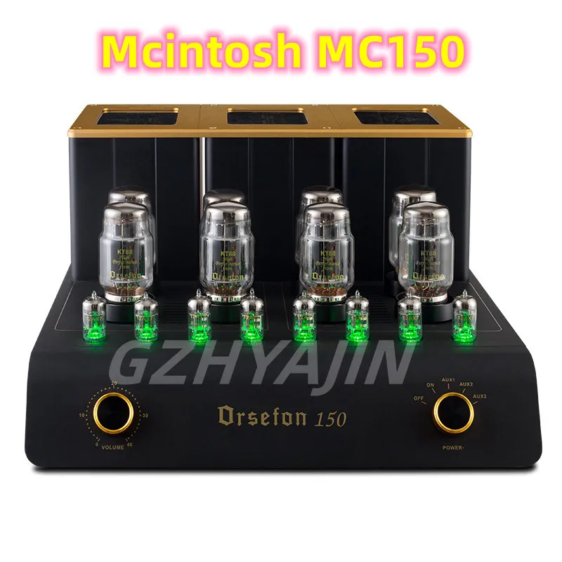 Ultimo Clone 1:1 Mc150 Mcintosh Super Power Bile Duct Hifi Amplificatore Di Potenza Del Condotto Biliare Ad Alta Fedeltà 150W * 2 Pushable Atc,18 ~ 25