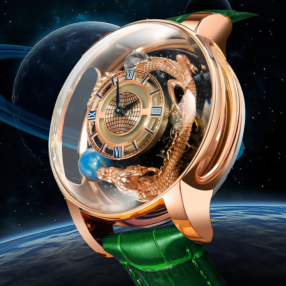 Montre Homme Pindu Design 2023 Orologio Da Uomo Top Brand Luxury Jacob & Co Astronomia Solar Watch Basel World Watch And Jewellery Show