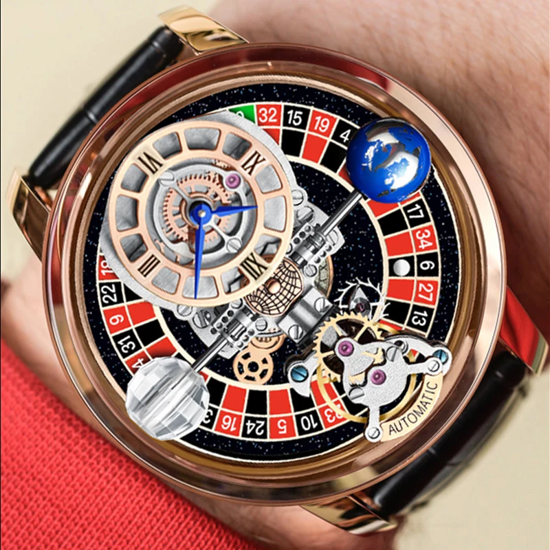Pindu New Astronomia Body Series Russian Roulette Orologio Al Quarzo Uomo Per Uomo Impermeabile Jacob Co Watch Luxury Business Men Watch