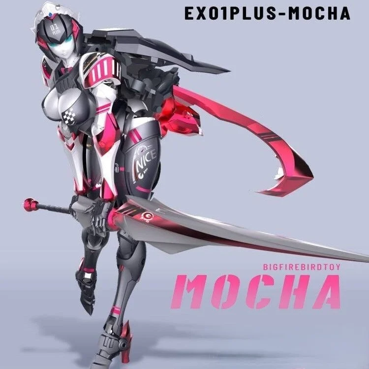 Bigfirebird Toy Moka Ex-01Plus Action Figure Lega Auto Sportiva Trasformazione Lockdown Ko Arcee Model Toy