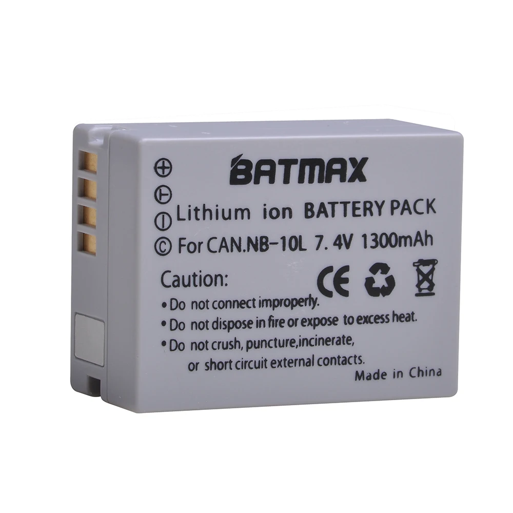 7.4 V 1300 Mah Nb-10L Nb 10L Batterie Per Foto/Videocamera Per Canon Sx40 Hs Sx40Hs Sx50 Hs Sx50Hs G1 X G1X G15 G16 Sx60 Hs G3X Batterie Della Macchin