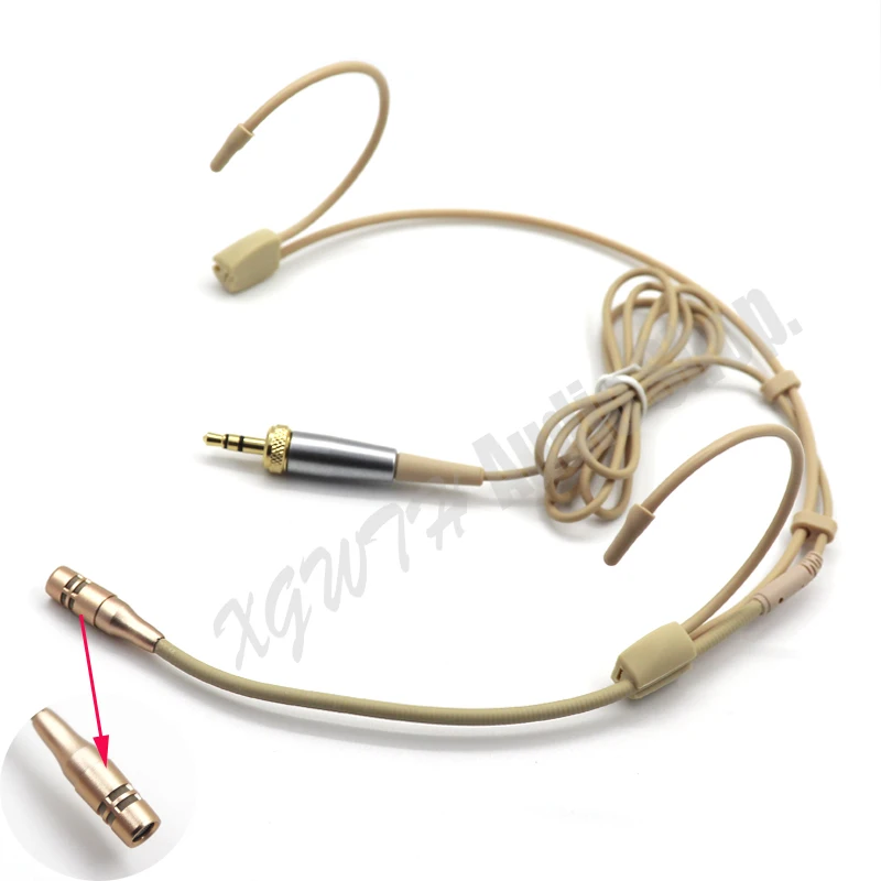 Condensatore Ipercardioide Directivity Auricolare Microfono Mic Per Sennheiser G1 G2 G3 Ew 100 300 500 Trasmettitore Bodypack Wireless