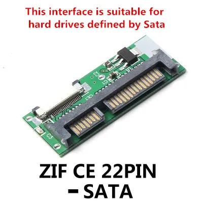 Adattatore Pcb Da 1.8 Pollici Da Lif A 2.5 Pollici Sata 24 Pin Sata Lif Connettore Per Mac 24 Pin Zif A 22 Pin Sata Converter Adapter Card