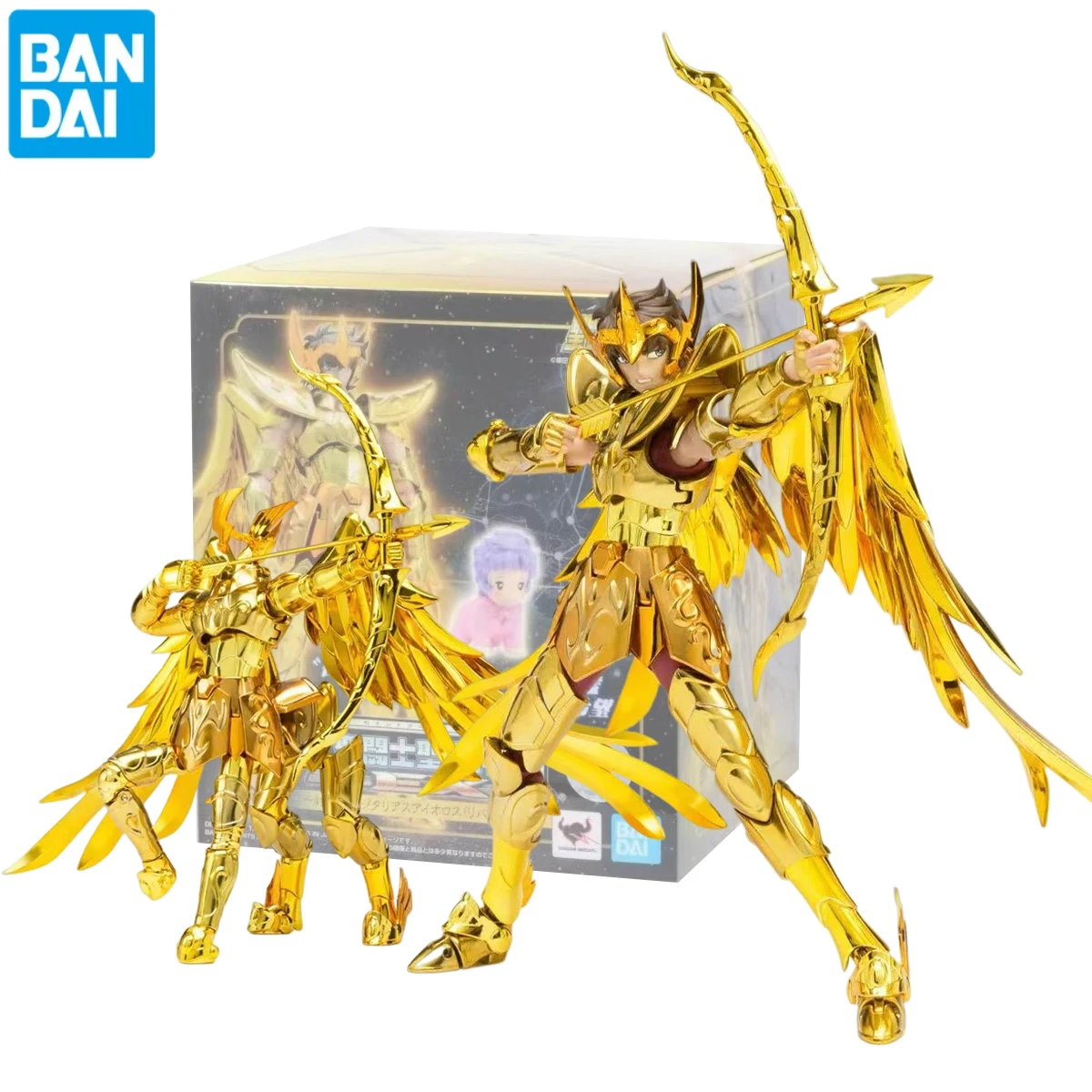 Bandai Saint Seiya Sagittario Aiolos Saint Cloth Myth Ex Pvc Action Figures Anime Figurine Toys