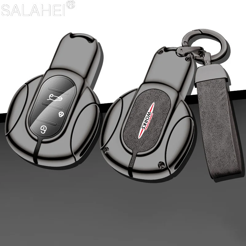 Portachiavi Per Auto In Lega Di Zinco Fob Cover Shell Holder Per Bmw Mini Cooper S John Cooper Works Protector Accessori