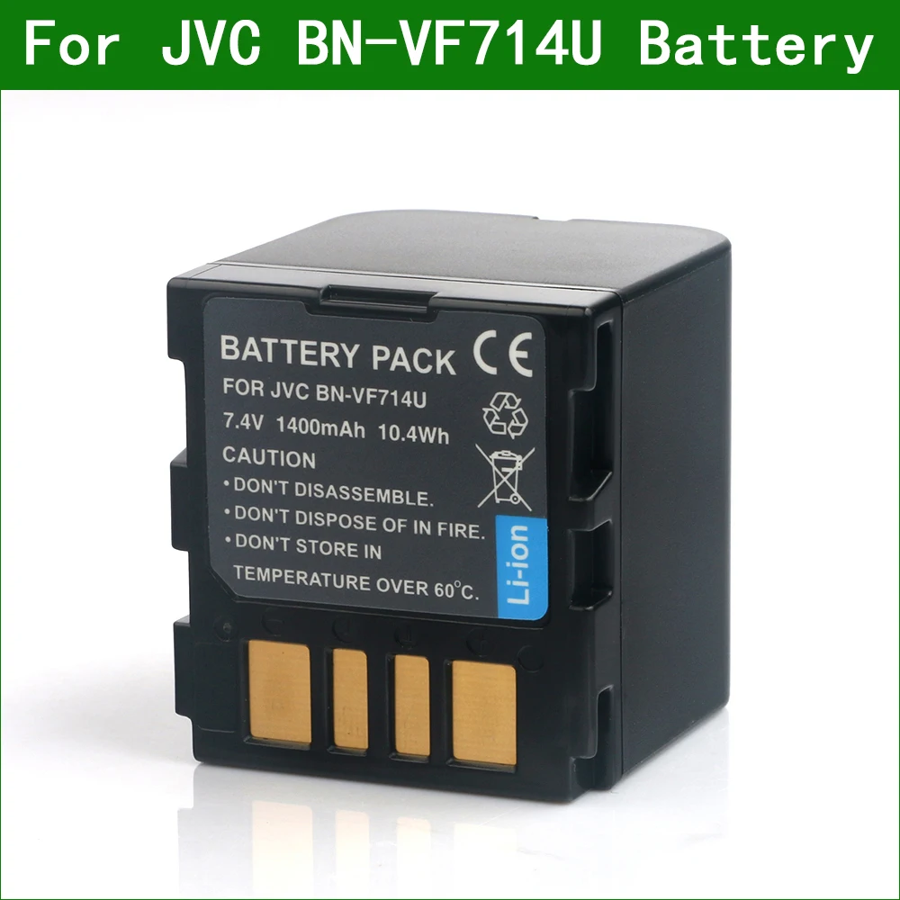 Lanfulang Bn-Vf714 Batterie Per Foto/Videocamera Digitale Per Jvc Bn-Gr-D320 Gr-D325 Gr-D340 Gr-D345 Gr-D350 Gr-D360 Gr-D370 Gr-D371 Gr-D375