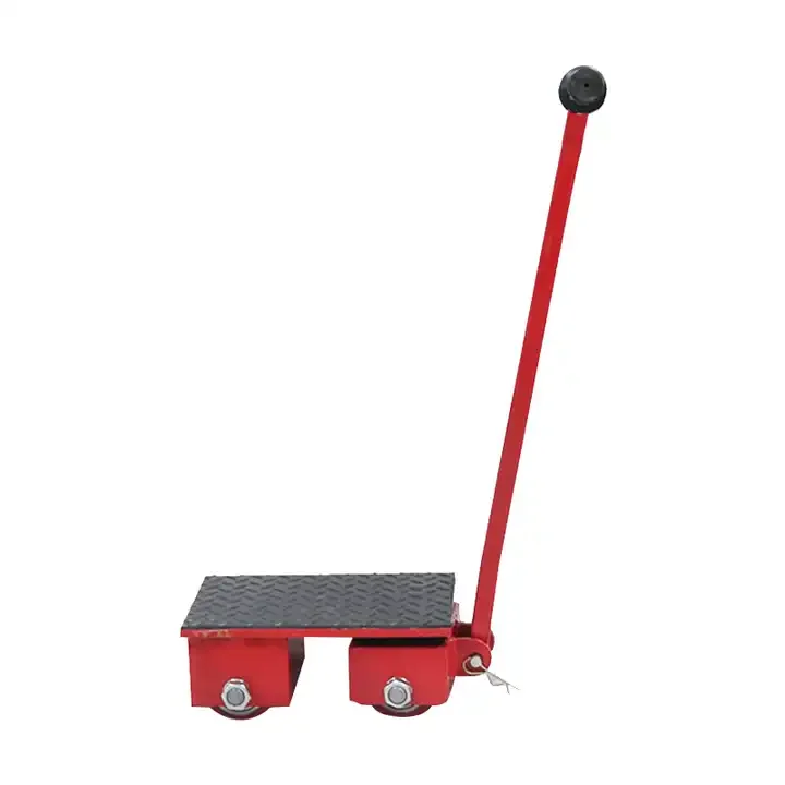 Crd-8T 180 Gradi Macchina Dolly Skate Roller Machinery Mover Cargo Trolley