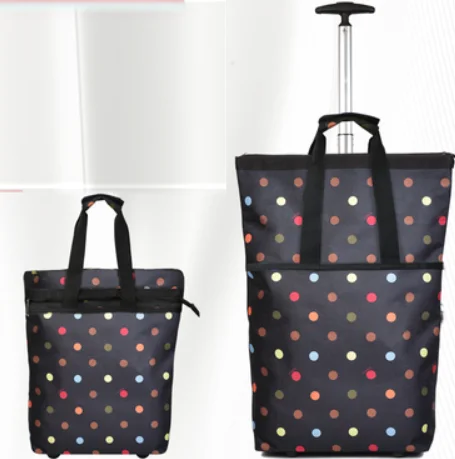 Borsa Shopping Donna Su Ruote Borsa Trolley Da Viaggio Valigia Bagaglio Donna Borsa Bagaglio A Mano Borsa Shopping Con Ruote