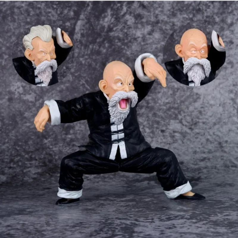 25Cm Dragon Ball Master Roshi Action Figure Anime 3 Teste Tenkaichi Budokai Collection Doll Desktop Display Regalo Giocattoli Per Bambini