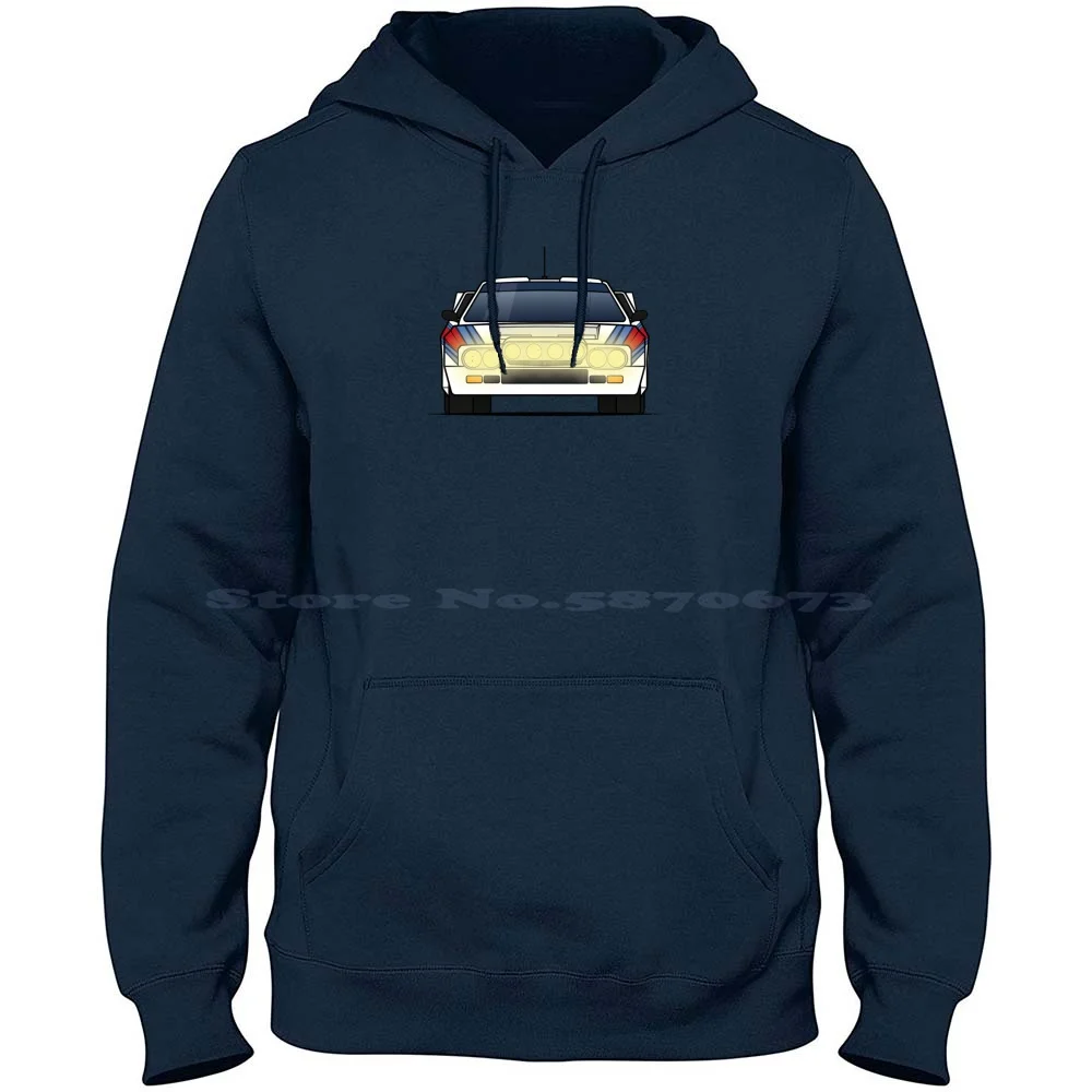 037 Rally 100% Cotone Felpa Con Cappuccio Lancia 037 Rally Classic Wrc Classic Rally Rally Legend