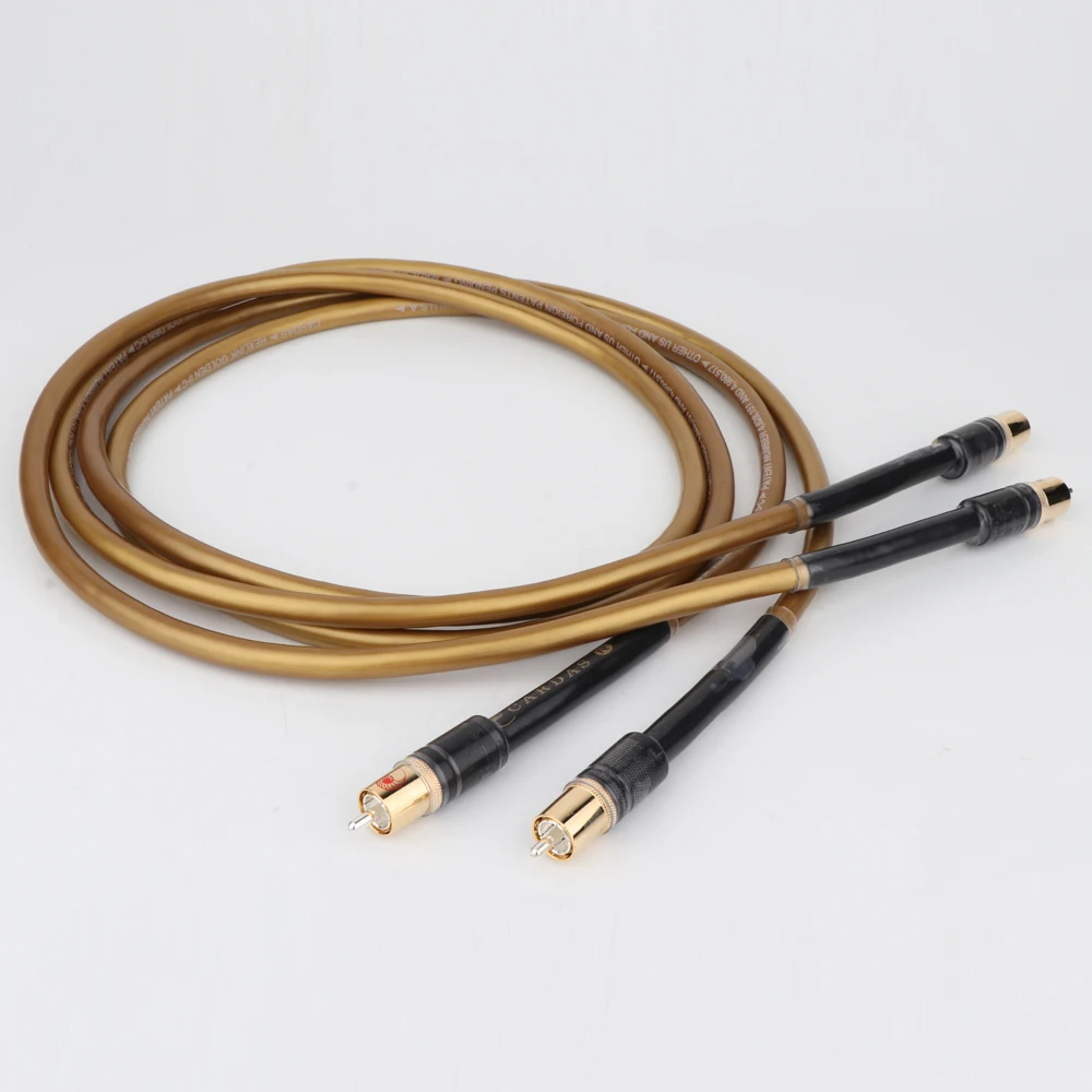 Hifi Cardas Cavi Audio Cardas Hexlink Golden 5C Audio Aable Amplificatore Cd Lettore Dvd Altoparlante Rca Interconnect