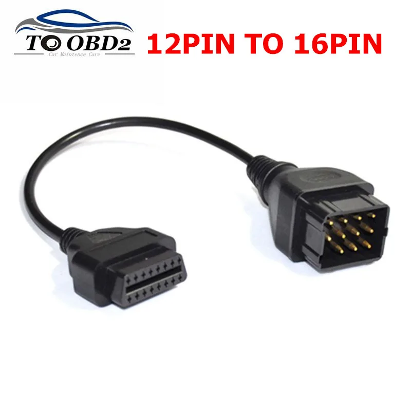 Alta Qualità Per Renault 12 Pin Obdii Obd 2 Connettore Adattatore Cavo Di Prolunga Diagnostico Per Renault 12 Pin A Obd2 16 Pin