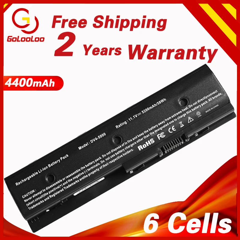 Golooloo Laptop Battery Mo06 Hstnn-Lb3N For Hp Pavilion Dv4-5000 Dv6-7002Tx 5006Tx Dv7-7000 671567-421 Hstnn-Yb3P Tpn-P102