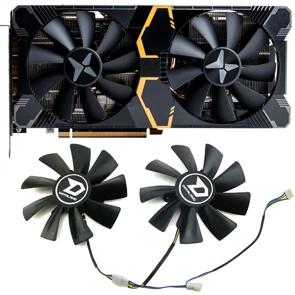 Nuova Ventola Gpu 100Mm 4Pin Muslimyrx 5600 5700 5700 Xt, Per Dataland Radeon Rx 5700 Xt 5700 5600 Xt 5500 Ventola Di Raffreddamento Della Scheda Graf