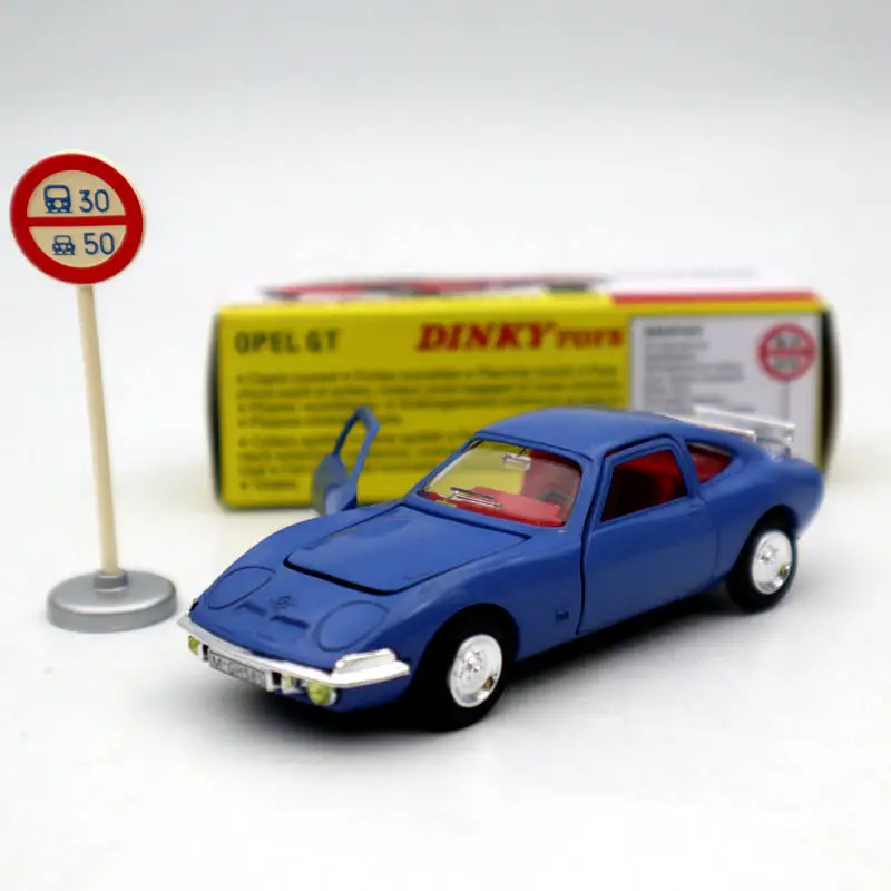 1:43 Atlas Dinky Toys 1421 Opel Gt 1900 Modelli Modellini Auto Auto Regalo Collezione