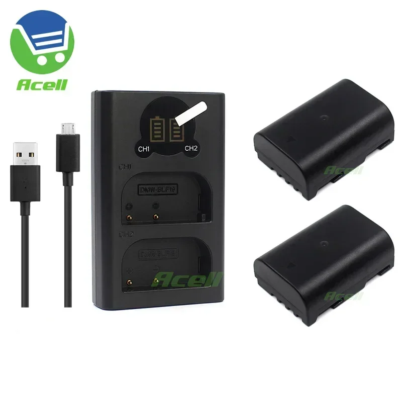 Bp-61 Li-Ion 1860Mah Batteria O Lcd Usb Doppio Caricatore Per Fotocamera Sigma Sd Quattro Sdq / Sd Quattro H Sdqh