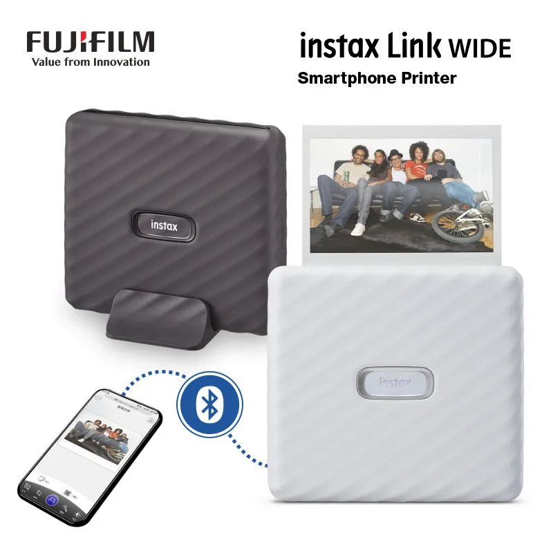 Fujifilm Instax Link Wide Printer Stampa Registrata Da Video Motion Control Stampa Insieme In Modalità Divertente Fotocamera + Carta Fotografica