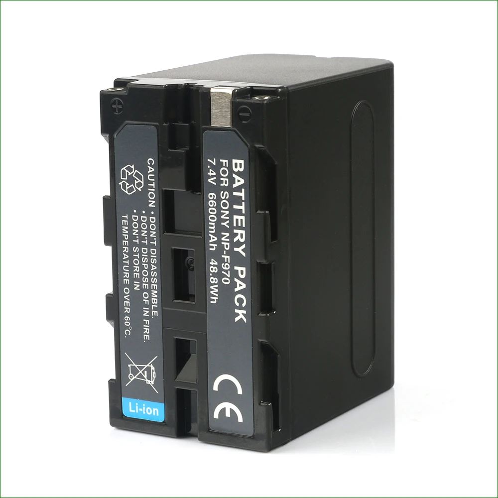 Np-F970 Np F970 Npf970 Batteria 6600Mah Batterie Della Macchina Fotografica Per Sony Cvx-V18Ns Cvx-V18Nsp Gv-Hd700 Gv-Hd700E Hvr-Dr60 Hvr-Mrc1