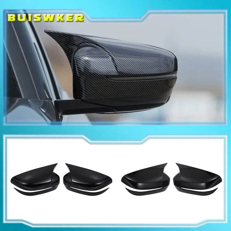1 Paio Per Bmw Serie 3 Serie 5 G20 G30 17-21 Vista Posteriore Copertura Specchietto Retrovisore Rivestimento Abs Copertura Specchietto Retrovisore Aut
