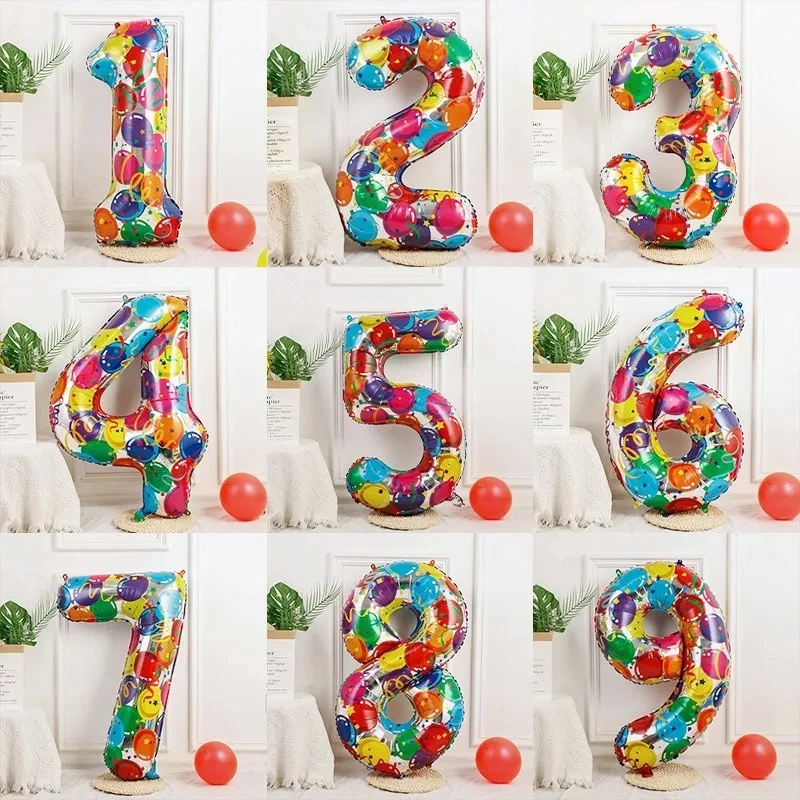 Disney American Style Bone Colored Floral 40 Pollici Large Digital Aluminium Film Balloon Party Decoration