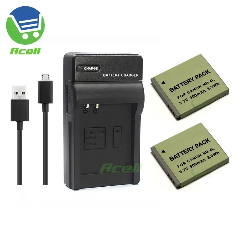 Batteria Nb-4L Per Canon Legria Mini Ixus 115 117 220 230 255 Hs Powershot Sd940 Sd960 Sd780 Sd1100 Sd1400 Is Vixia Mini Camera