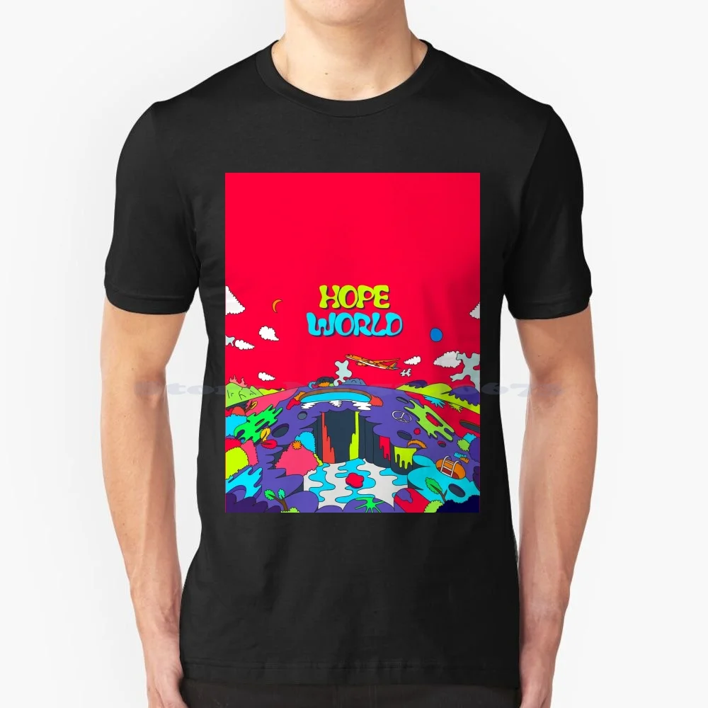 Hope World T Shirt 100% Cotone Tee Kpop J Hope Mixtape Hixtape Hope World Daydream Musica Coreana Hiphop Trendy Hoseok Hobi