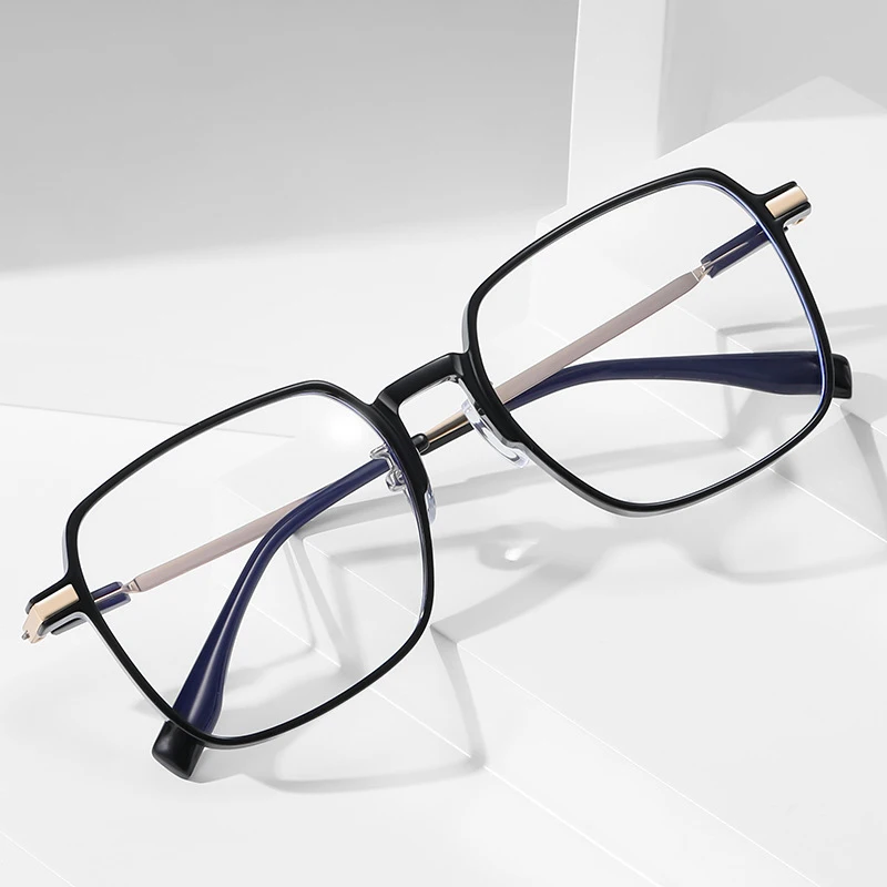 New Fashion Retro Blue Light Blocking Glasses Mens Office Computer Occhiali Square Anti Radiation Video Gaming Eyewear Donna Vita Alta