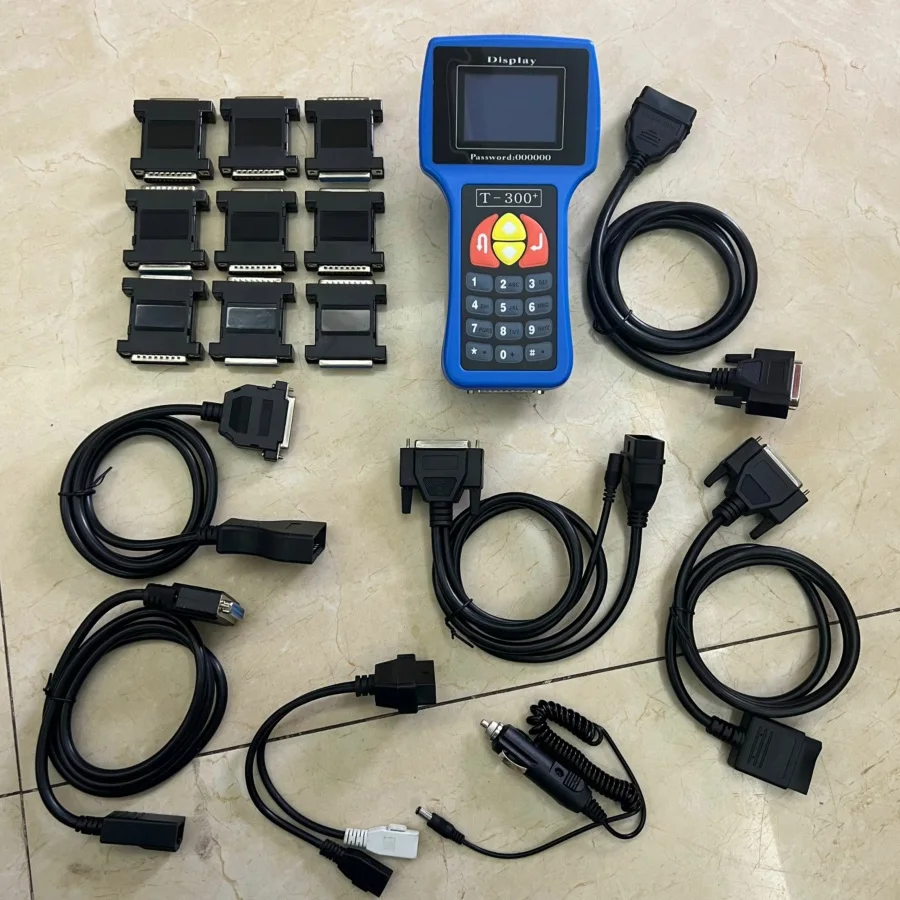 La Più Recente Versione T300 Car Key Programmer Code T Pro T-Code Set Completo Convertitore Inglese Spagnolo Opzionale Key Maker