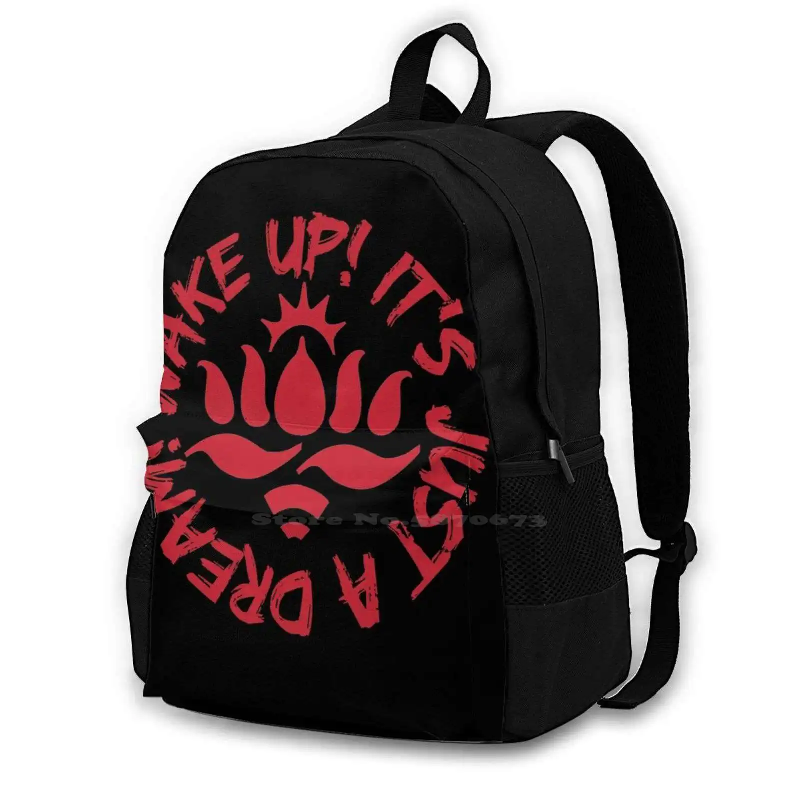 Sveglia! È Solo Un Sogno! Zaino Per Studenti Universitari Adolescenti Borse Da Viaggio Per Laptop Red Lotus Wing Chun Wing Tsun Ving Tsun Tai Chi