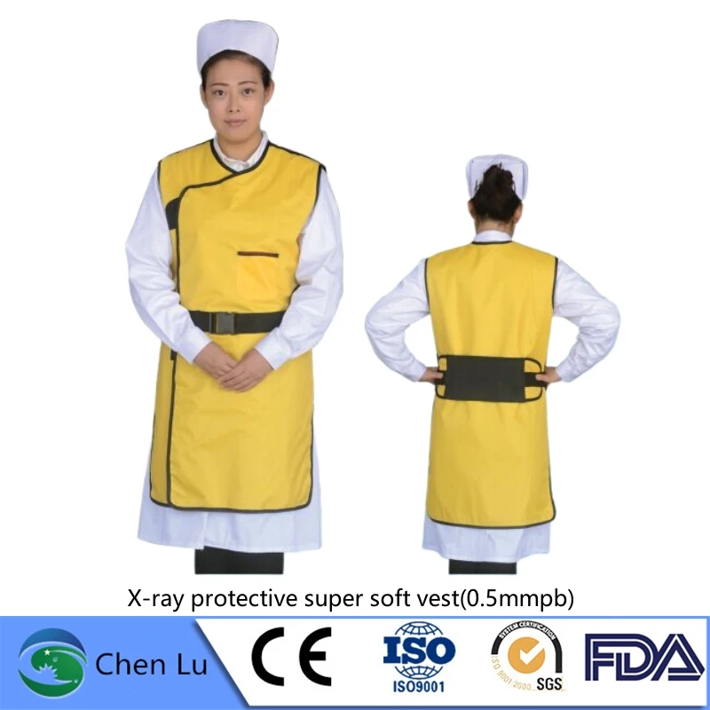 Gilet Protettivo Super Morbido A Raggi X Gamma Ray Genuino Hospital Interventient Radiological Protection 0.5Mmpb Trace Lead Vest