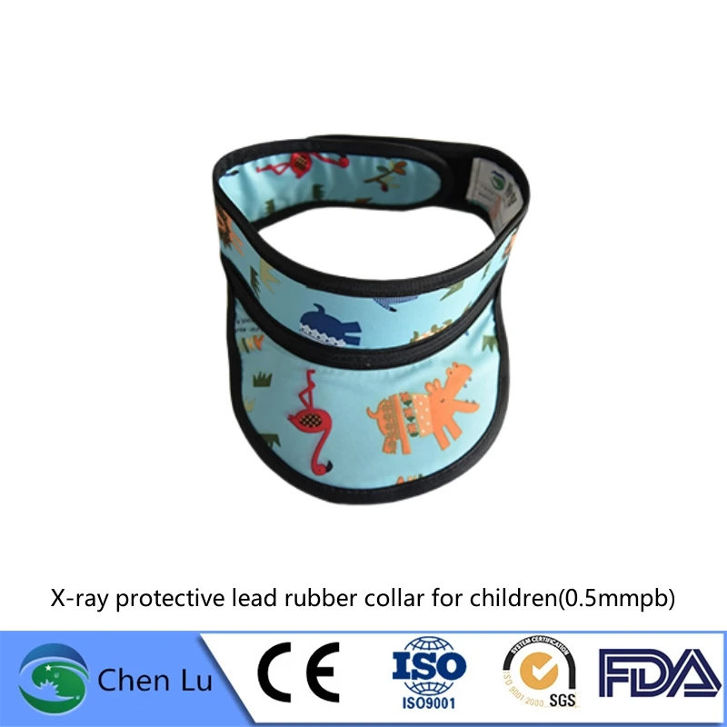 Collare In Gomma Al Piombo Per Bambini 0.5Mmpb Con Protezione Radiologica Per Bambini