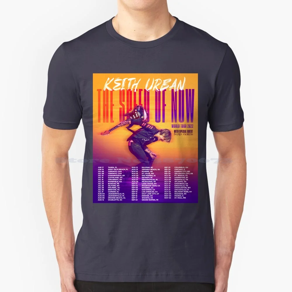 The New Urban Nations 2022 T Shirt 100% Cotone Tee Live Concert Scott Tour 2023 2024 Album Cover Tickets American