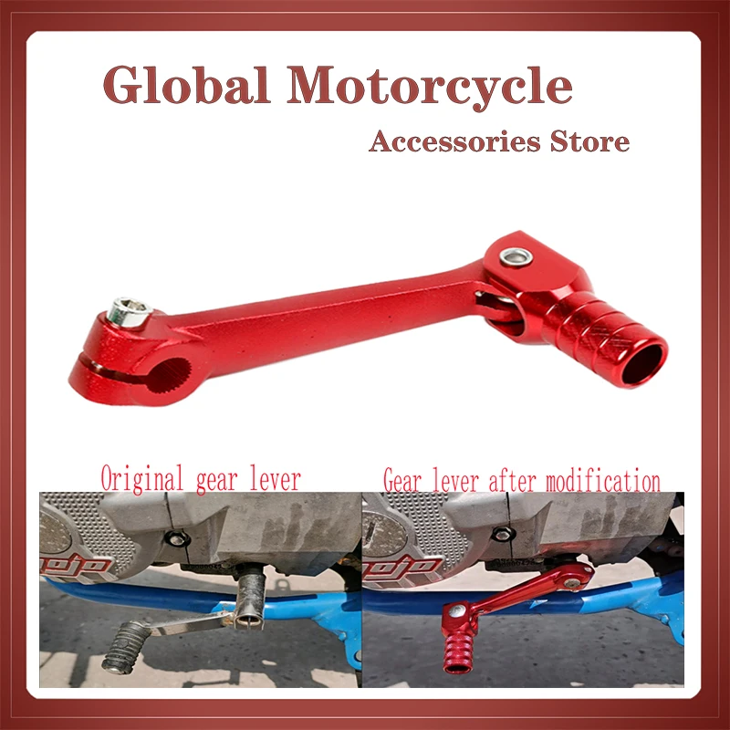Kayo T2 T4 T4L Atv Dirt Bike Pit Bike Leva Del Cambio Rosso Blu Leva Del Cambio