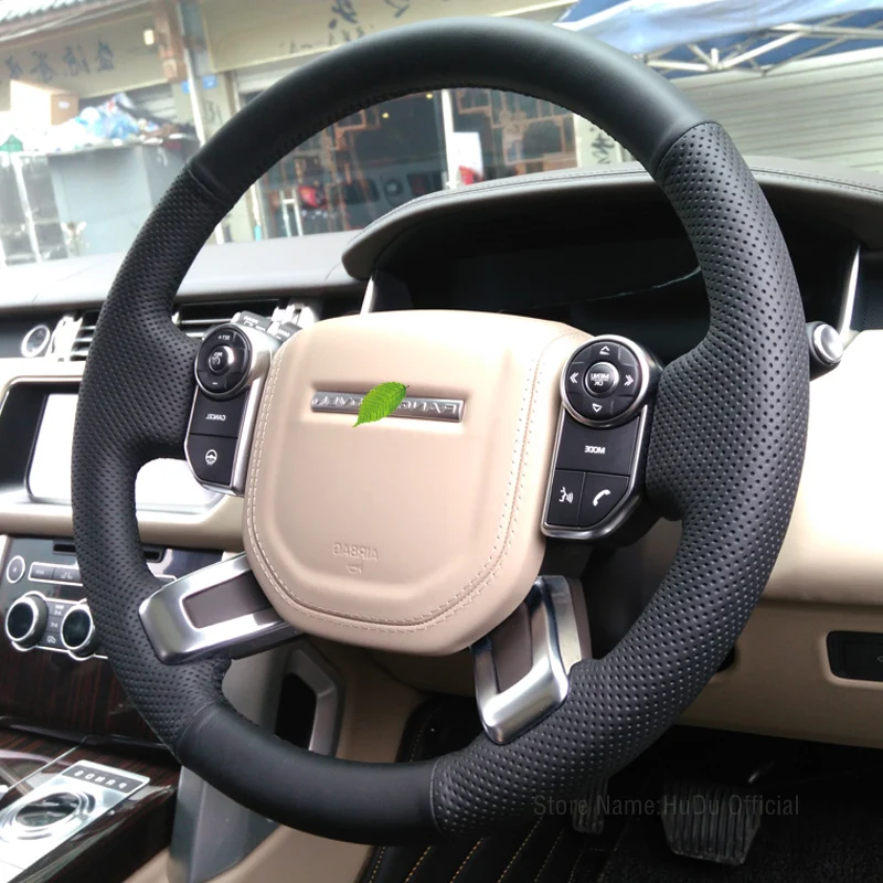 Coprivolante In Vera Pelle Per Land Rover Range Rover Sport Executive Edition Discovery 2016-2022 Funda Volante