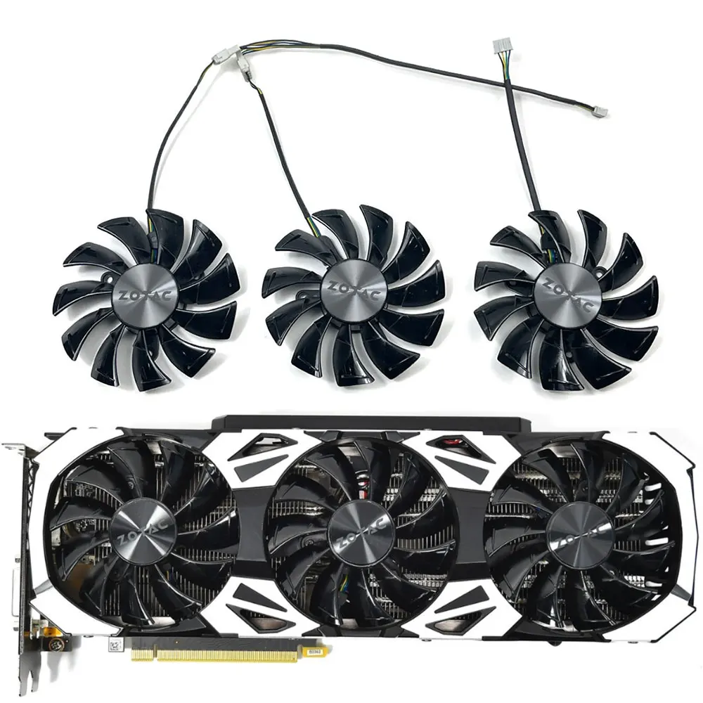 Nuovo Ga92S2U Rtx 2060 、 2080 Gpu Fan, Per Zotac Rtx 2080 Ti 、 2080 Super 、 2080 、 2070 Super 、 2070 、 2060 Super 、 2060 Scheda Video Ventola Di Raffr