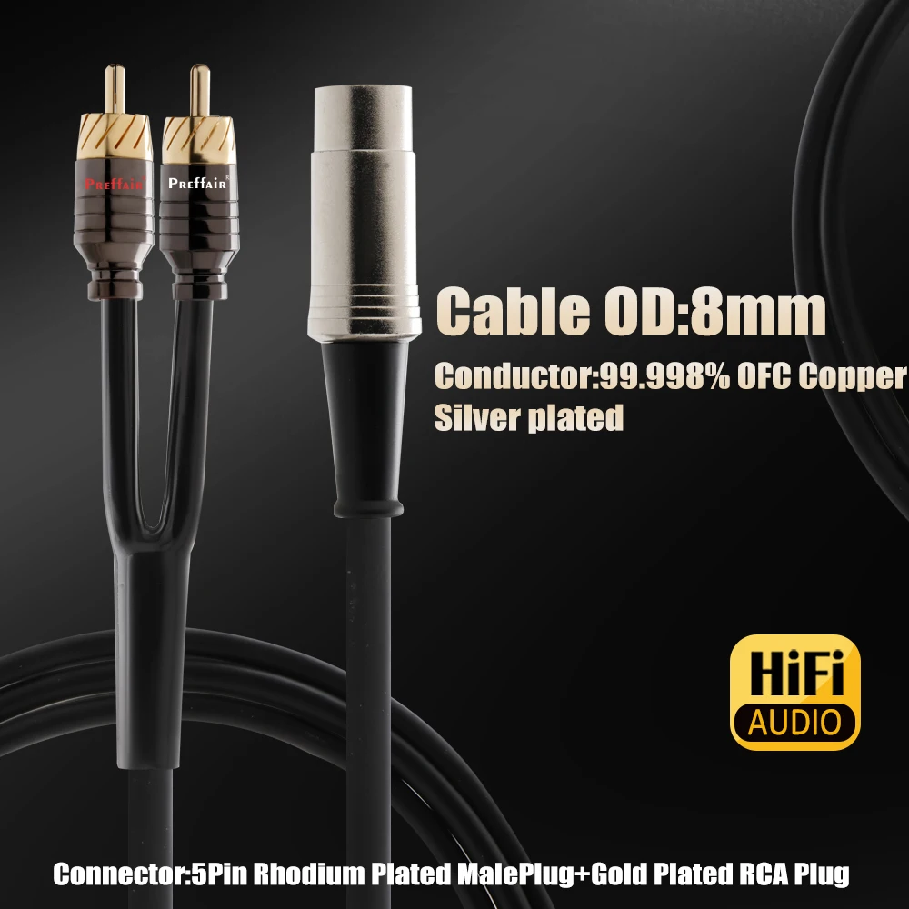 Hi-End Naim 5-Pin Din A 2 Rca Maschio Cavo Adattatore Cavo Midi Audio Phono Naim Quad Stereo Systems Cavo Girevole 5 Pin Din5