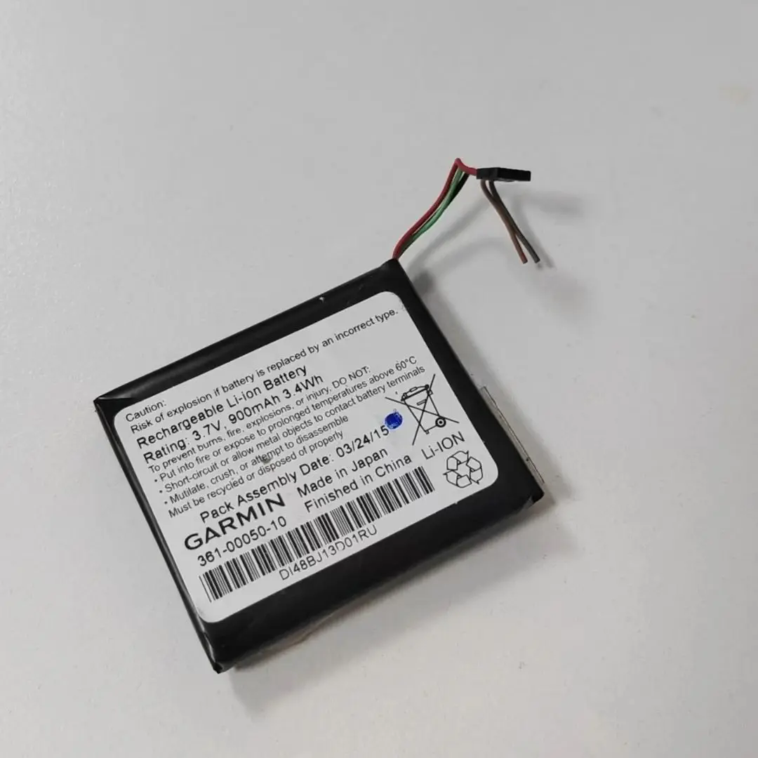 361-00050-10 Batteria Applicabile Alla Sostituzione Della Parte Della Batteria Ricaricabile Agli Ioni Di Litio Garmin Edge 510 Edge 510