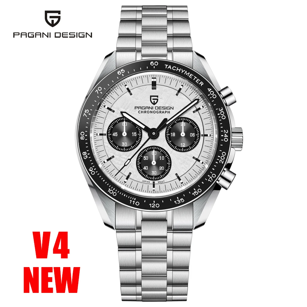 Pagani Design 2023 Moon Watches Mens Top Brands Luxury Quartz Chronograph Orologio Automatico Per Uomo Orologio Luminoso Con Specchio Zaffiro