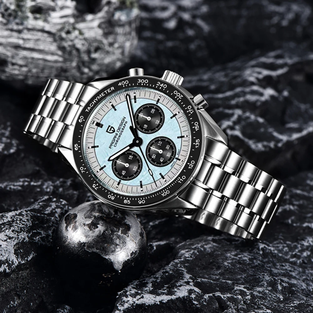 Pagani Design Mens Orologi 2023 Top Brand Luxury Quartz Chronograph Moon Watch For Men Automatic Sports Sapphire Mirror Luminoso