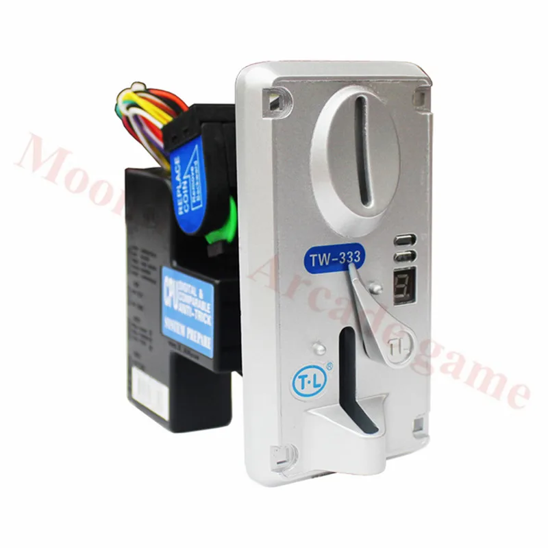 Moneta Tw-333 Mech Del Selettore Del Gettone Del Accettatore Della Moneta Di Singolo Valore Dell'Entrata Anteriore Per Il Distributore Automatico Del 