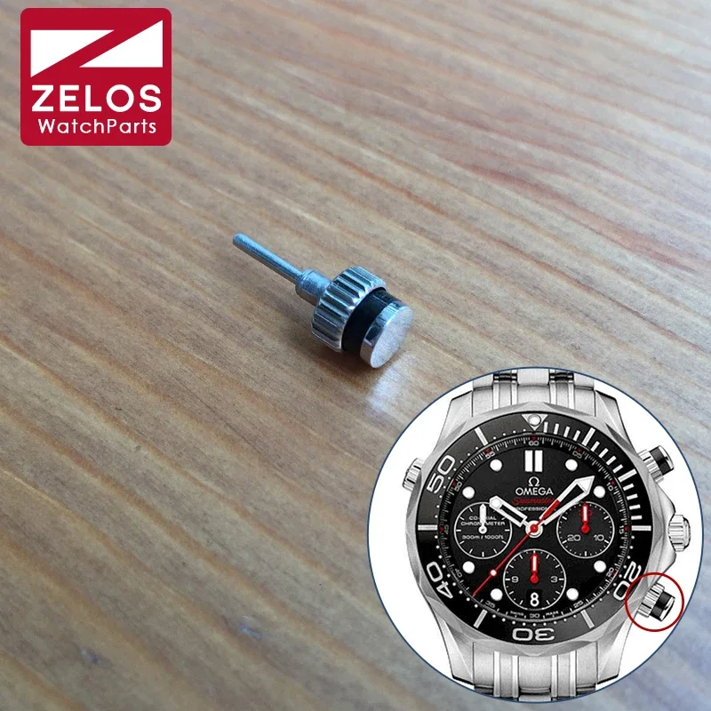 Pulsante/Pusher Per Orologio Impermeabile Per Omg Speedmaster Cronografo Automatico Man Watch Parts Tools