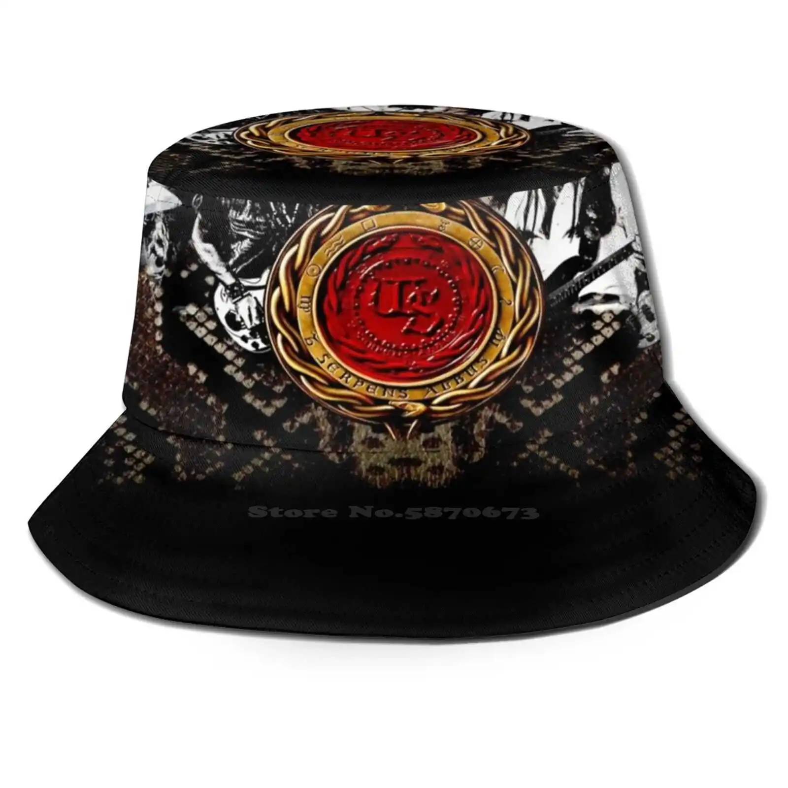 The Flesh Whitesnake Blood And Flesh Donna Uomo Cappelli Da Pescatore Berretti Da Pescatore Musica Da Concerto