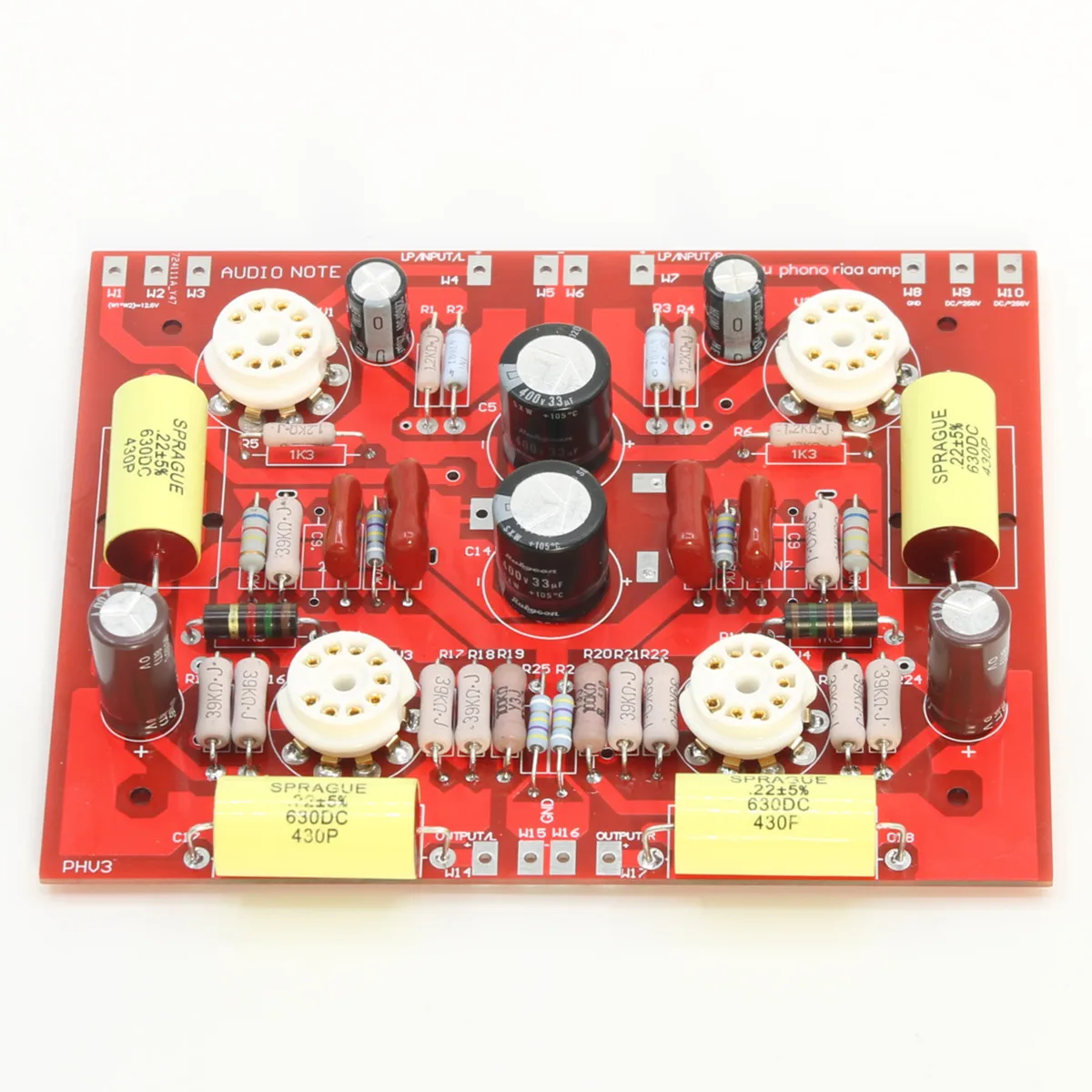 A37 Basato Sul Circuito Audionote 300B Ecc83 + Ecc82 Tubo Phono Scheda Amplificatore Riaa Mm Amp Kit