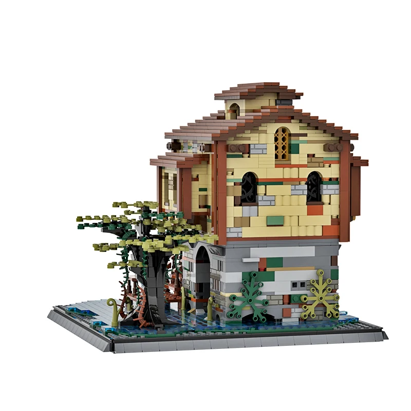Moc Swamp Hideout By Zmarkella Forest House Building Blocks Architettura Costruisci Bricks Idea Giocattoli Fai Da Te Per Bambini Regali Di Natale