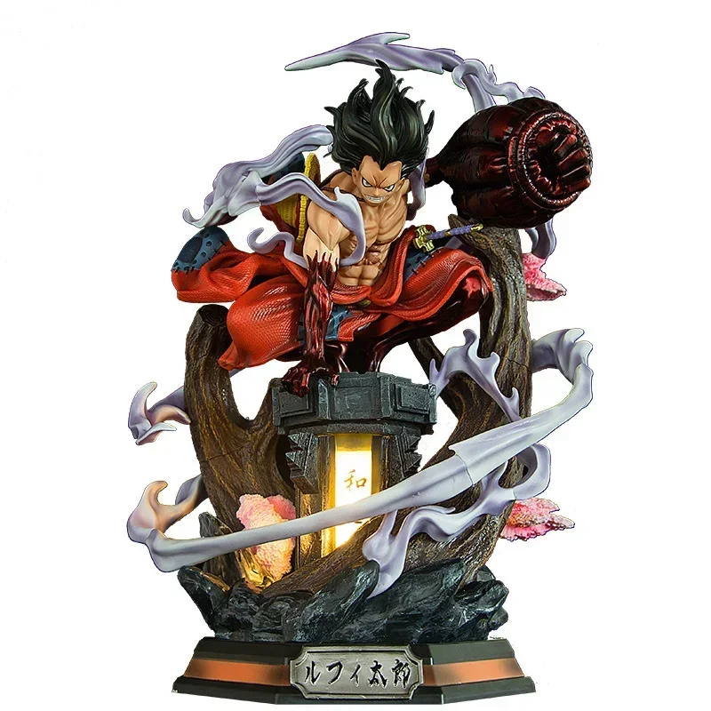 One Piece Gk Anime Action Figure Wano Gear 4 Monkey D Rufy Figurine Figma 26Cm Modello In Pvc Snake Man Desktop Statuetoys Kid