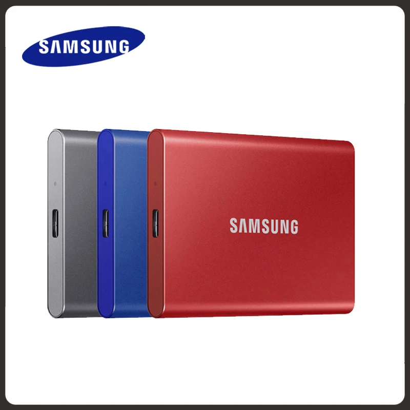 Samsung T7 Ssd 1Tb Nvme 2Tb 500Gb Unità A Stato Solido Esterne Type-C Usb 3.2 Gen2 E Retrocompatibile Per Pc Laptop