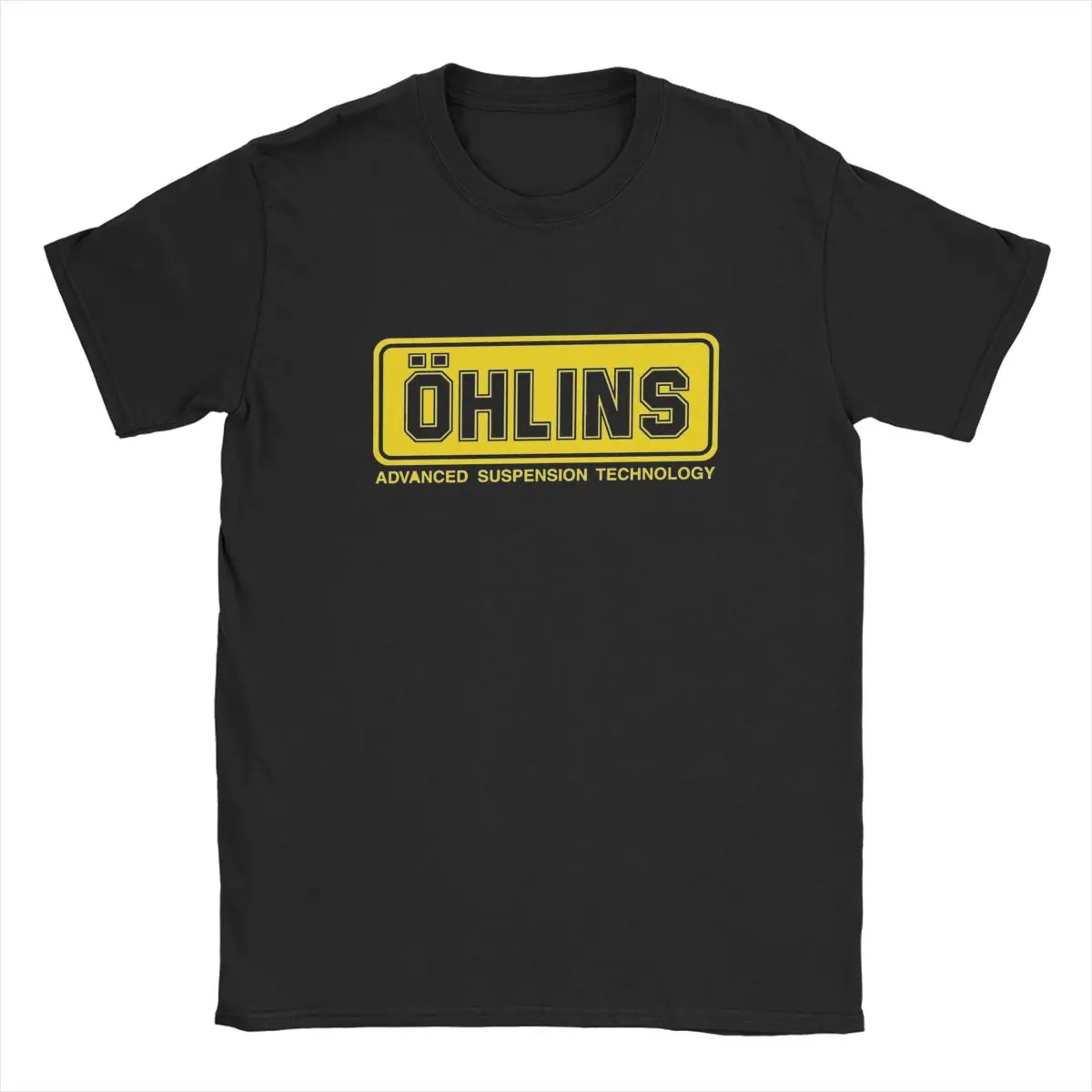 Fun Ohlins Shock Logo Pocket Racing T-Shirt Uomo O Collo T-Shirt In Puro Cotone Rxf34 M.2 Retro Manica Corta T-Shirt Regalo Top
