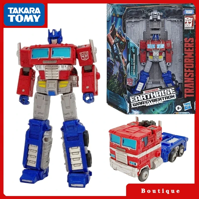 In Magazzino Tapara Tomy Transformers War For Cybertron Earthrise Wfc-E11 Optimus Prime Figure Regali Da Collezione Hobby Classici